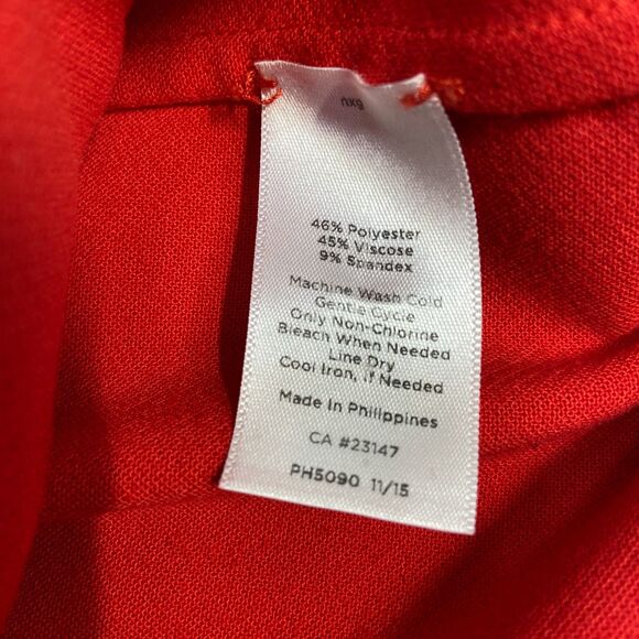 Talbots Petite Red Button Blazer Coat Jacket Women's Sz 4p - Picture 4 of 6